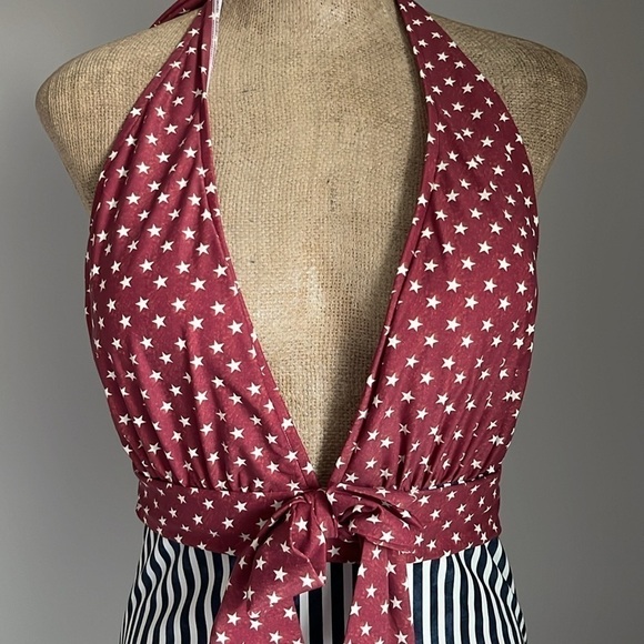 WEWOREWHAT Brooklyn Halter One Piece Bathing Suit Swimsuit Large NEW! - Picture 5 of 9